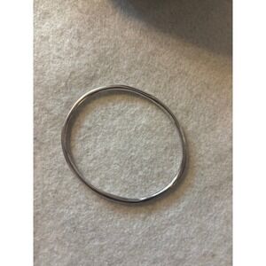 Ippolita Bangle Bracelet Womens OS Silver Excellent Classico 925 Sterling Wavy